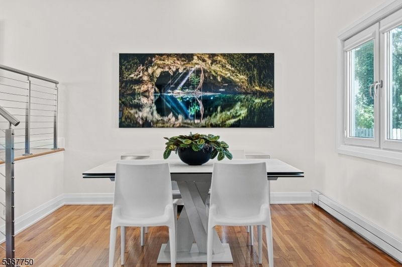 Dining room, Interior, Wood Texture Flooring