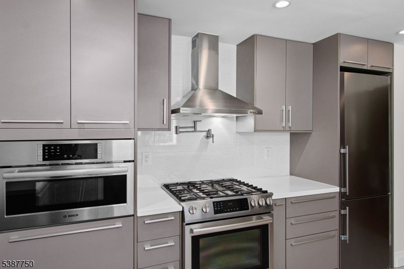 Interior, Kitchen, Recessed Lighting, Stainless Steel Appliances