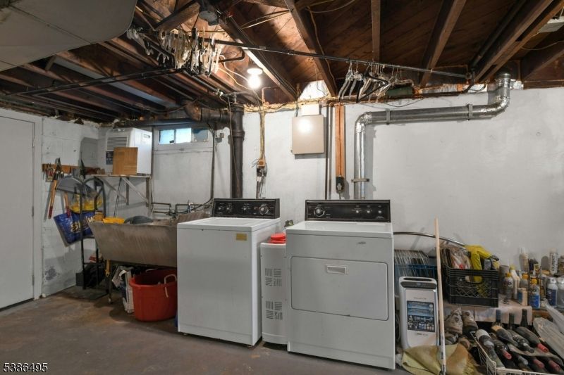 Interior, Utility Closets, Washer, Wooden Beams, Wooden Ceilings