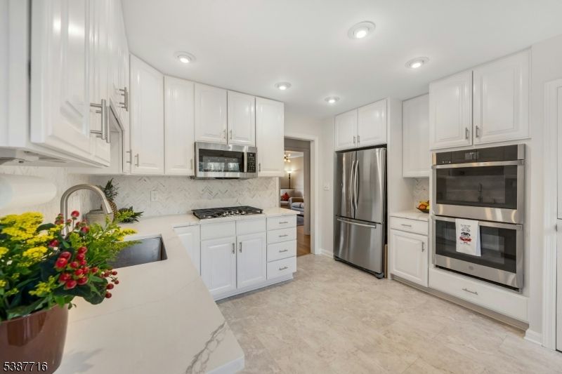 Interior, Kitchen, Recessed Lighting, Stainless Steel Appliances