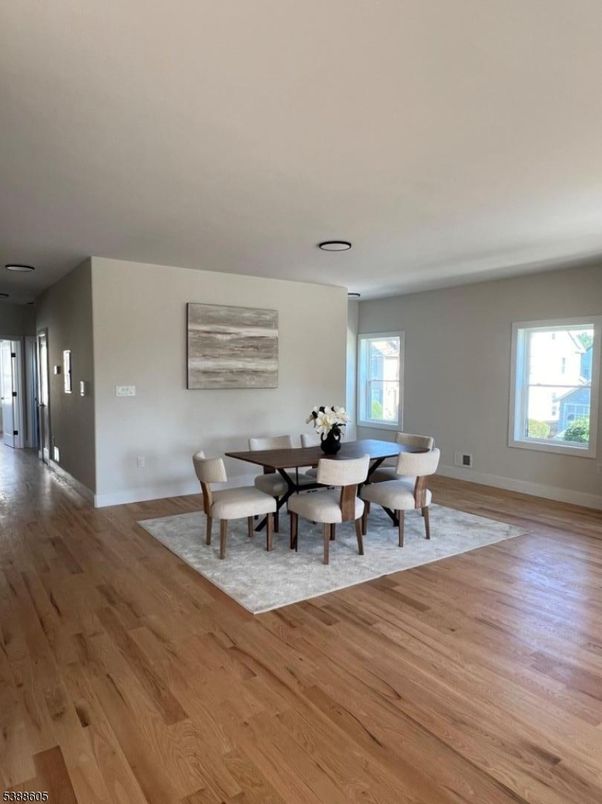 Dining room, Interior, Wood Texture Flooring