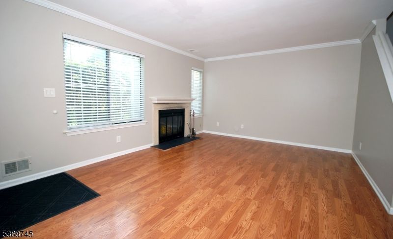 Empty room, Fireplace, Interior, Wood Texture Flooring