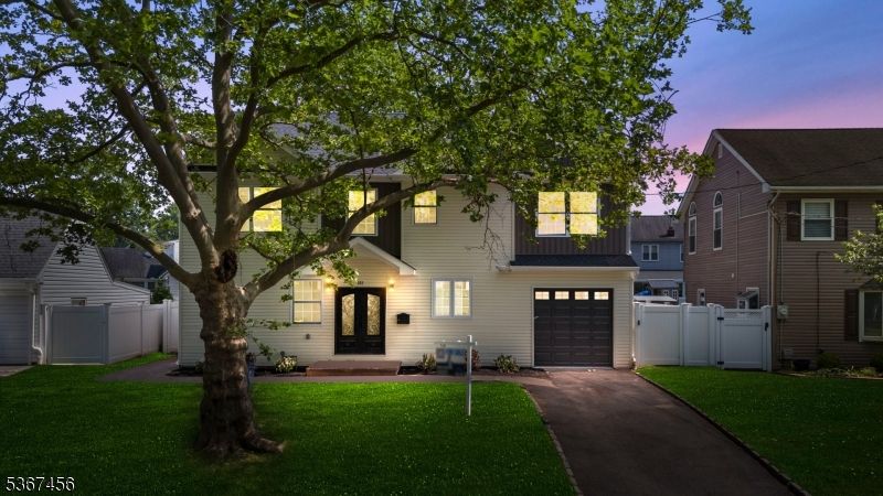 Attached, Backyard, Exterior, Facade, Farmhouse