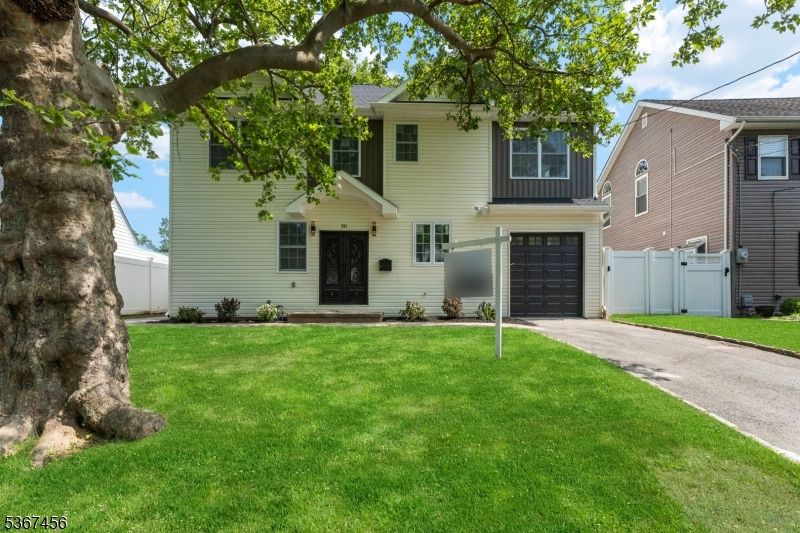 Attached, Backyard, Exterior, Facade, Farmhouse