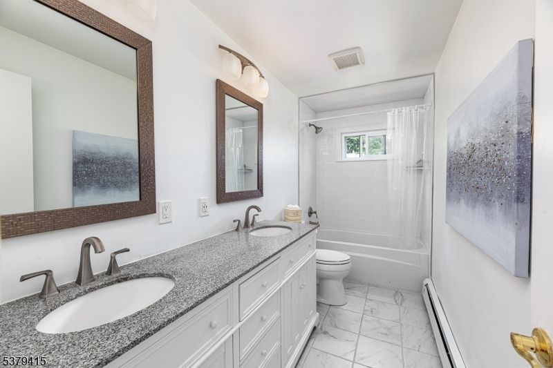 Bathroom, Dual Sink Vanities, Interior, Marble