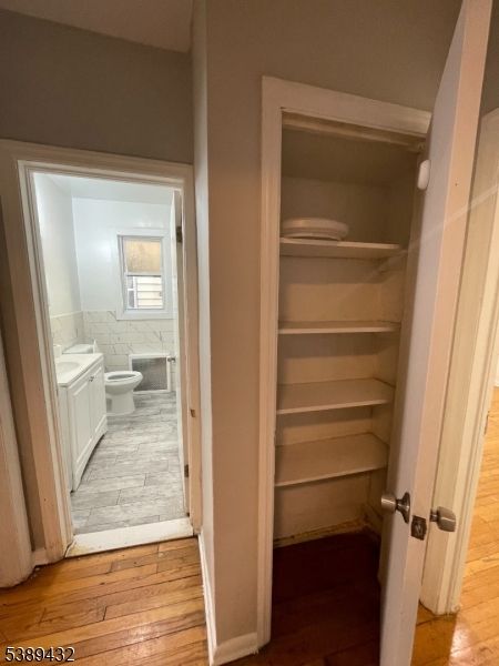 Bathroom, Interior, Wood Texture Flooring