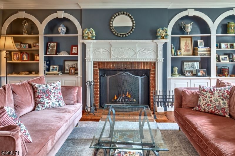 Fireplace, Interior, Living room, Wood Texture Flooring