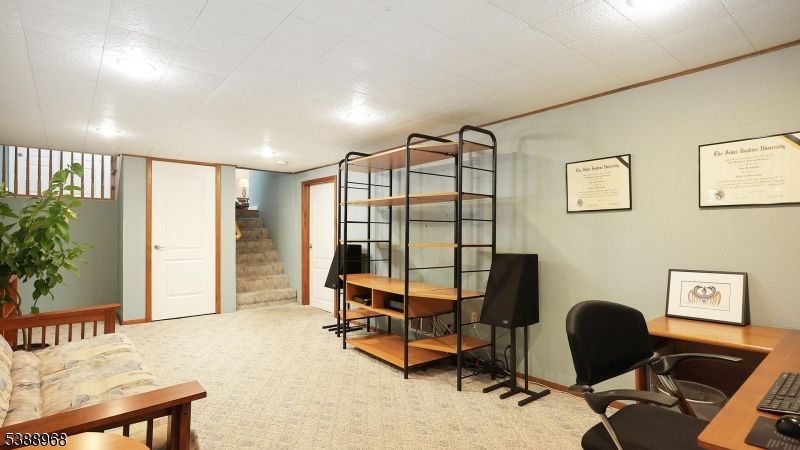 Home Office, Interior, Recessed Lighting