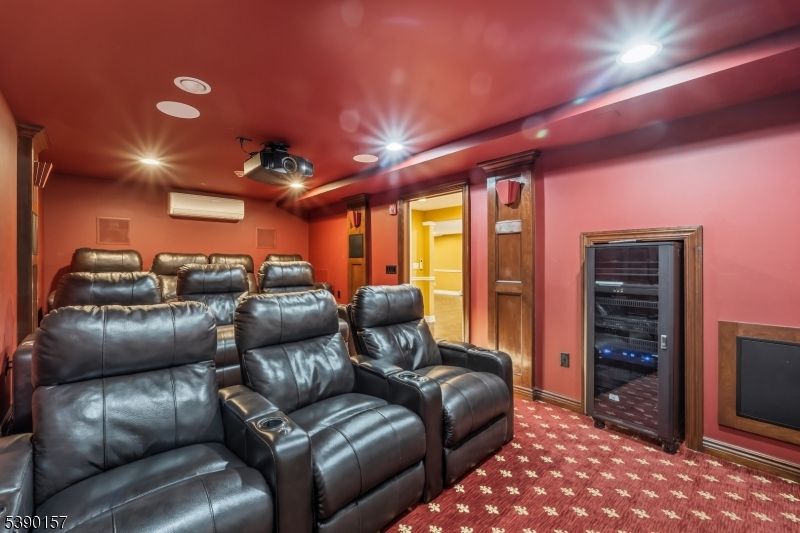 Home Theatre Room, Interior, Recessed Lighting, Theatre Room