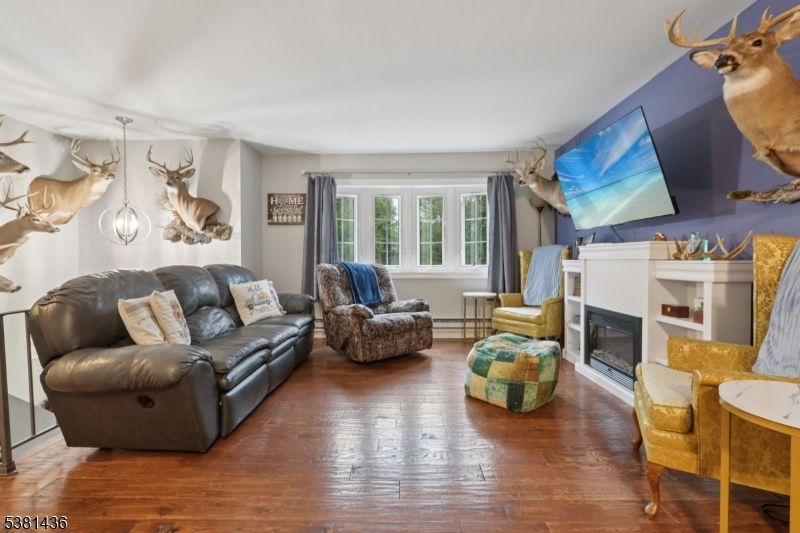 Fireplace, Interior, Living room, Wood Texture Flooring