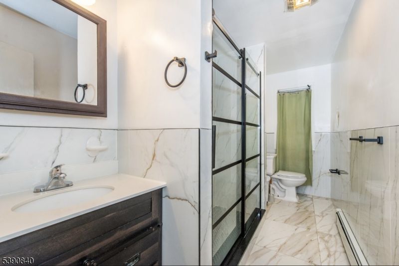 Bathroom, Glass Shower, Interior, Marble, Marble Walls