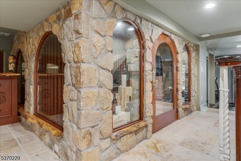 Interior, Recessed Lighting, Stone Walls