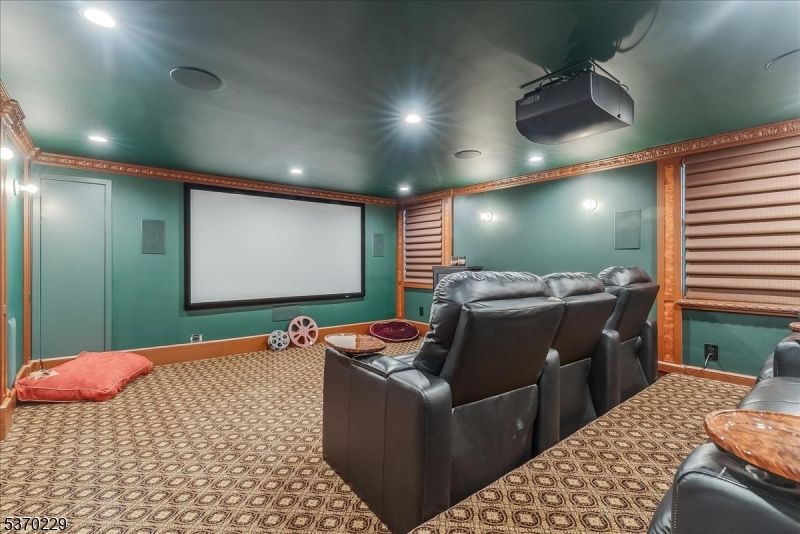 Home Theatre Room, Interior, Projection Screen, Recessed Lighting, Theatre Room