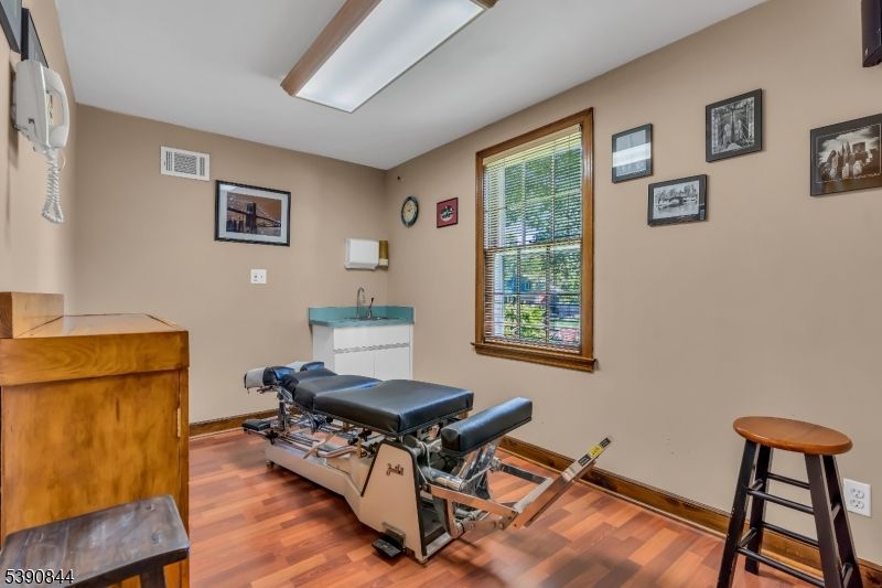 Fitness Equipment, Interior, Wood Texture Flooring