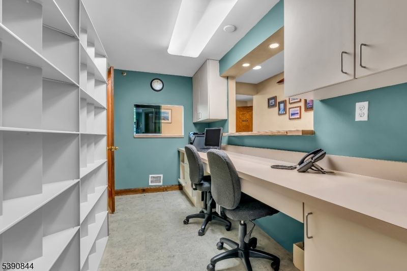 Home Office, Interior, Recessed Lighting