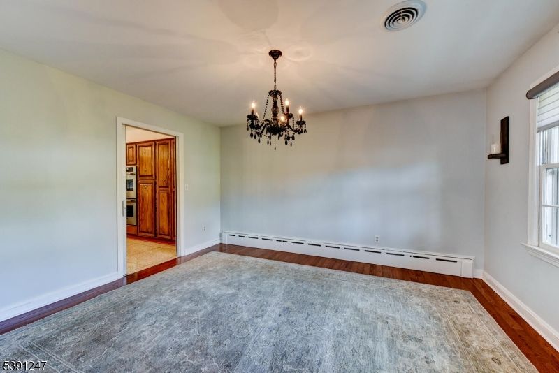 Chandelier, Empty room, Interior, Wood Texture Flooring