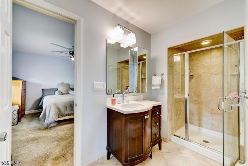 Bathroom, Bedroom, Glass Shower, Interior, Recessed Lighting