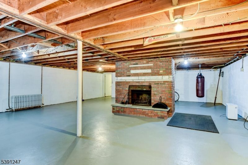 Fireplace, Interior, Stone Walls, Wooden Beams