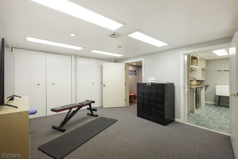Fitness Equipment, Interior, Recessed Lighting