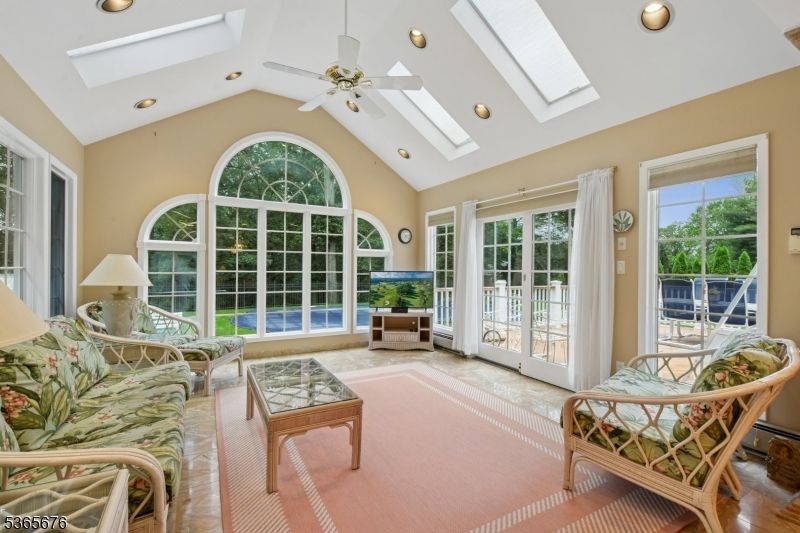 Interior, Living room, Recessed Lighting, Sun Room