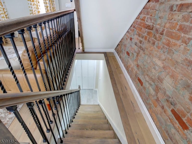 Interior, Stone Walls, Wood Texture Flooring