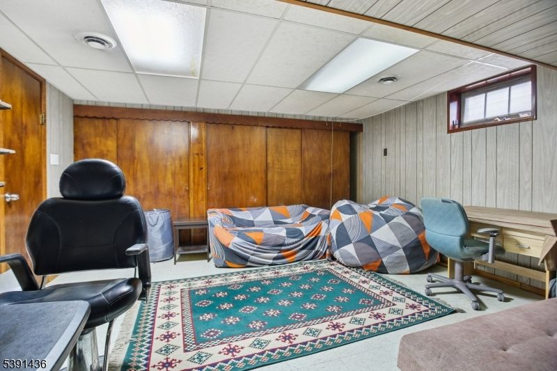 Home Office, Interior, Wooden Walls