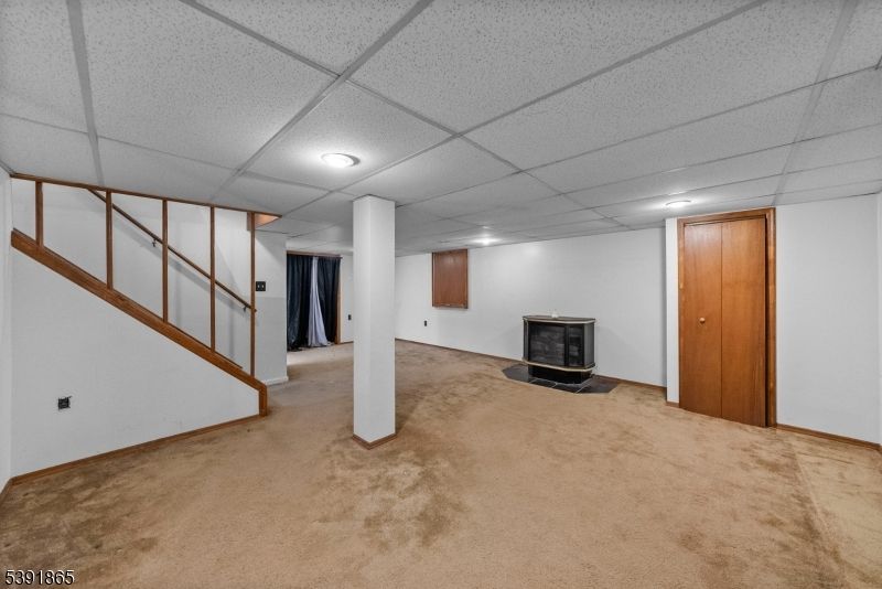 Empty room, Fireplace, Interior, Recessed Lighting