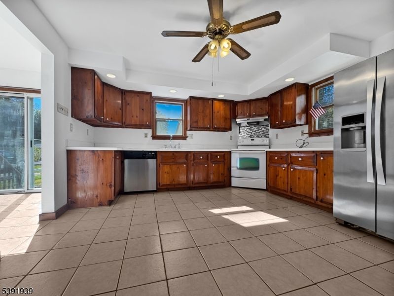 Interior, Kitchen, Recessed Lighting, Stainless Steel Appliances