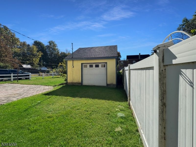 Backyard, Detached Garage, Exterior