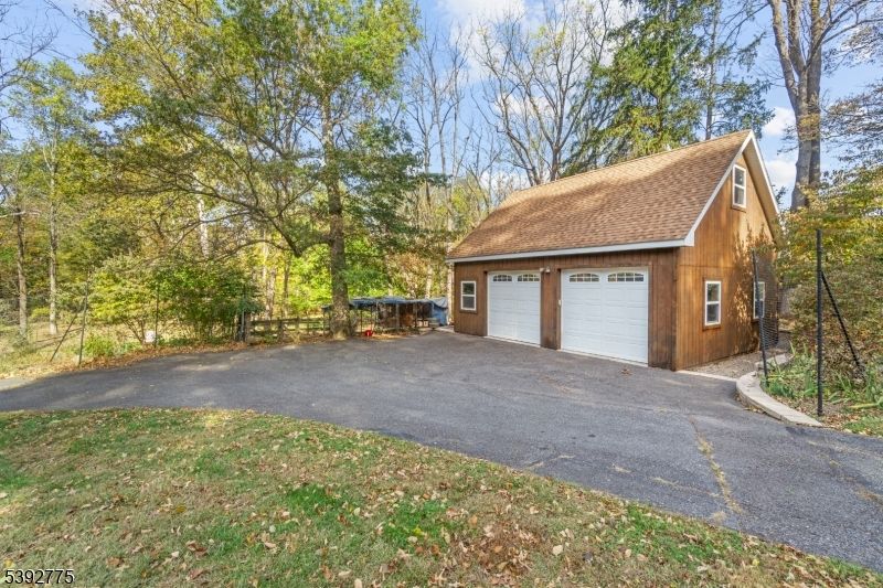 Backyard, Detached Garage, Exterior