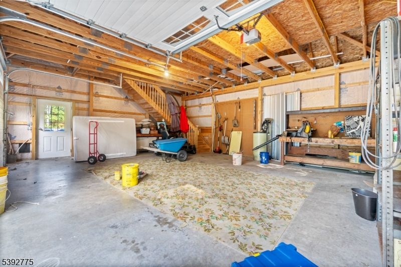 Garage, Interior, Wooden Beams, Wooden Ceilings