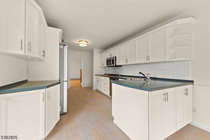 Interior, Kitchen, Wood Texture Flooring