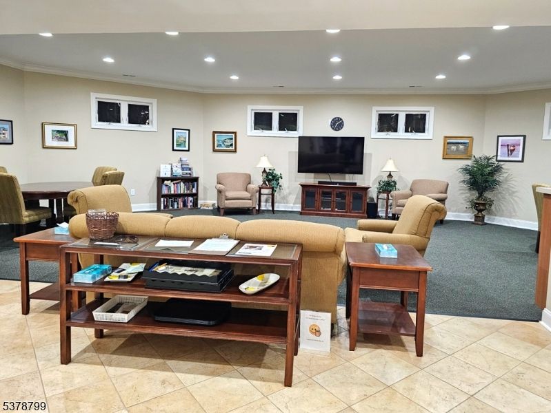 Interior, Living room, Recessed Lighting