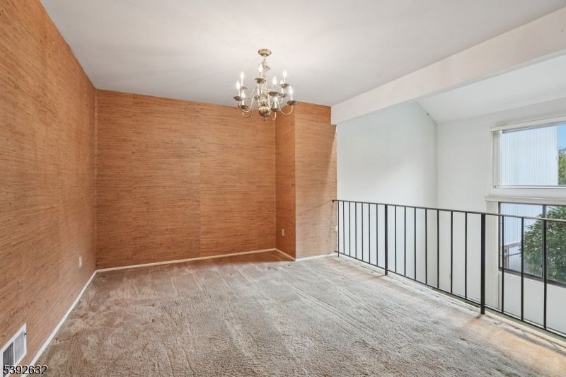 Chandelier, Empty room, Interior