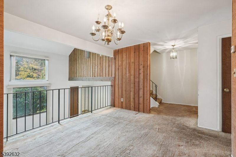 Chandelier, Empty room, Interior