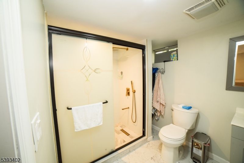 Bathroom, Glass Shower, Interior, Marble