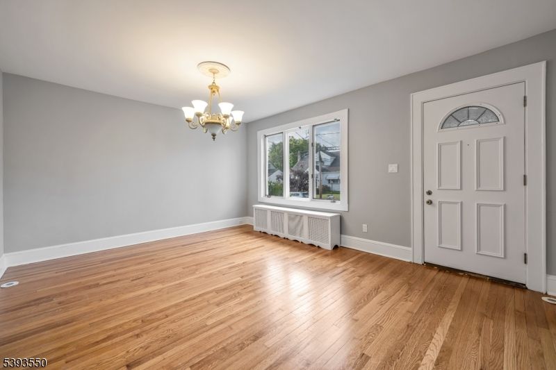 Chandelier, Empty room, Interior, Wood Texture Flooring