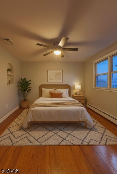 Bedroom, Interior, Wood Texture Flooring