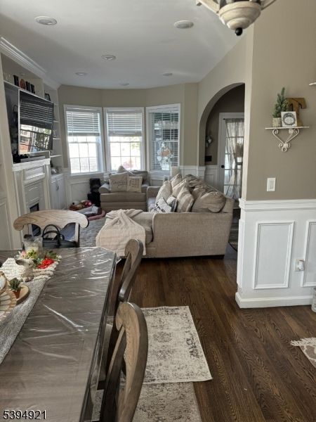 Dining room, Interior, Living room, Wood Texture Flooring