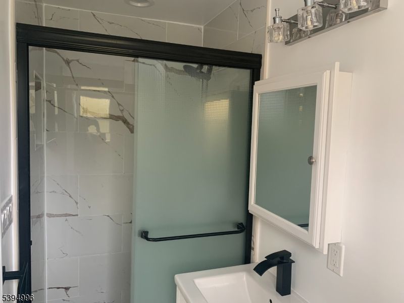 Bathroom, Glass Shower, Interior, Marble Walls