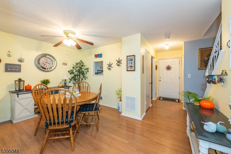 Dining room, Interior, Wood Texture Flooring