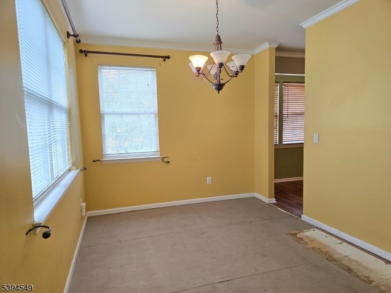 Chandelier, Empty room, Interior