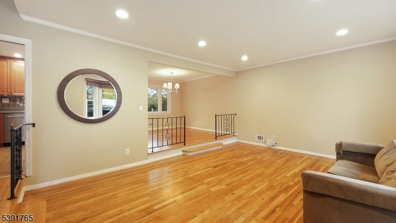 Chandelier, Interior, Recessed Lighting, Wood Texture Flooring
