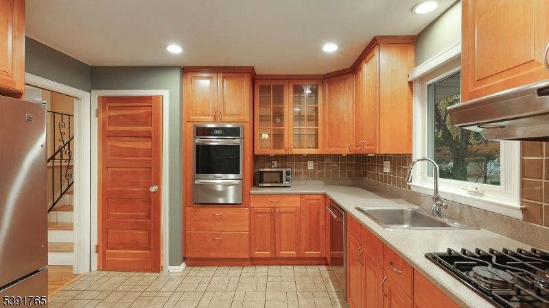 Interior, Kitchen, Recessed Lighting, Stainless Steel Appliances