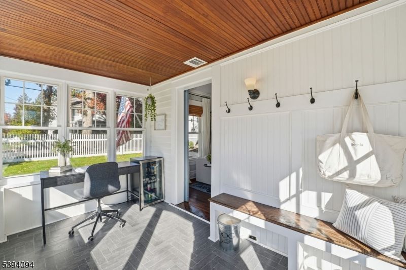 Home Office, Interior, Wooden Ceilings, Wood Texture Flooring