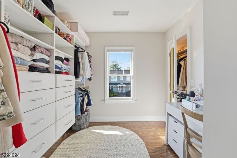 Interior, Walk-in Closets, Wood Texture Flooring