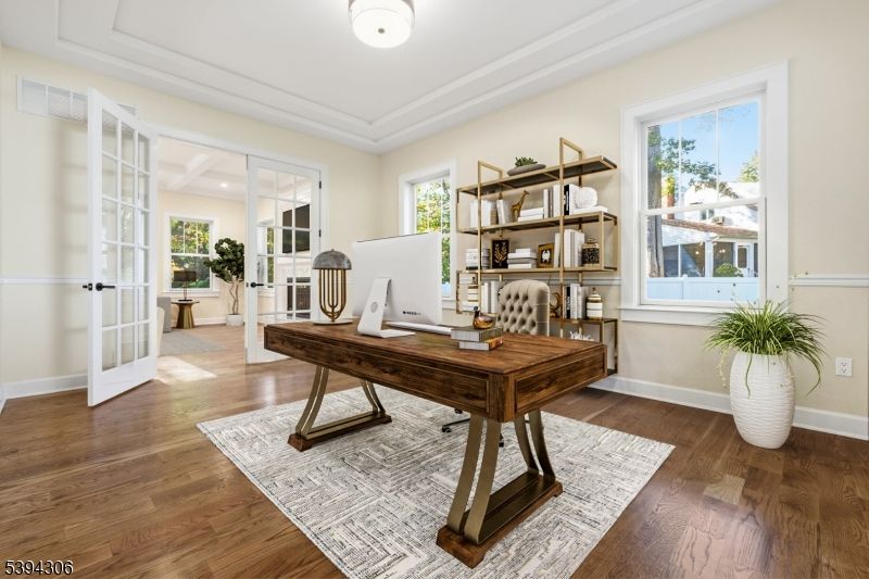 Home Office, Interior, Wood Texture Flooring