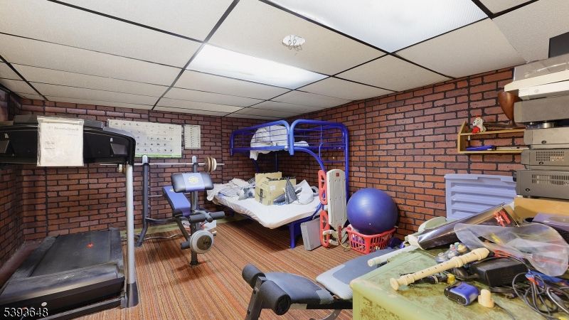 Fitness Equipment, Interior, Stone Walls