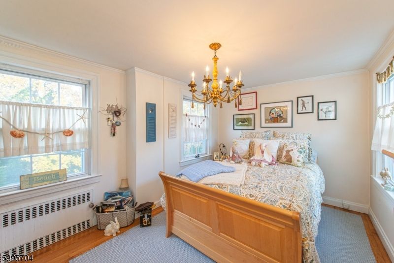Bedroom, Chandelier, Interior