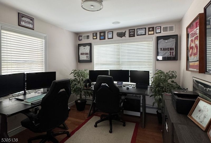 Home Office, Interior, Wood Texture Flooring